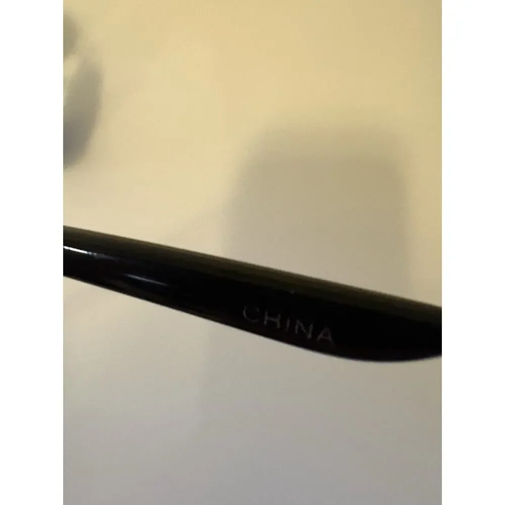 Mossimo PA1030 Y2K Aviator Sunglasses 2 Pair Black Metal Frames